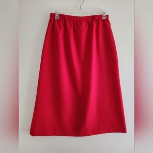 Vintage red Cricket Lane red skirt